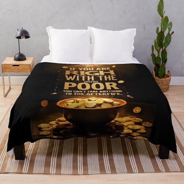 Item preview, If You Are Rich – Share with the Poor | Inspirational Quote about Life and Death designed and sold by RAKO13.