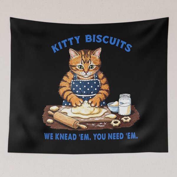 Item preview, Kitty Biscuits We Knead Em Funn designed and sold by TeeARTHY.