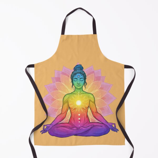 Item preview, Lotus Pose Chakra Rainbow Mandala designed and sold by TeeARTHY.
