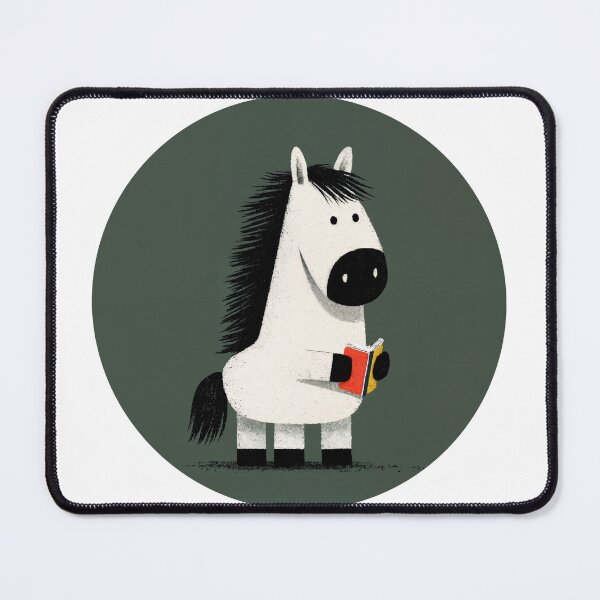 Item preview, Horse Sense: The Book-Loving Stallion with a Scholarly Smile designed and sold by ForeverPrintsOK.