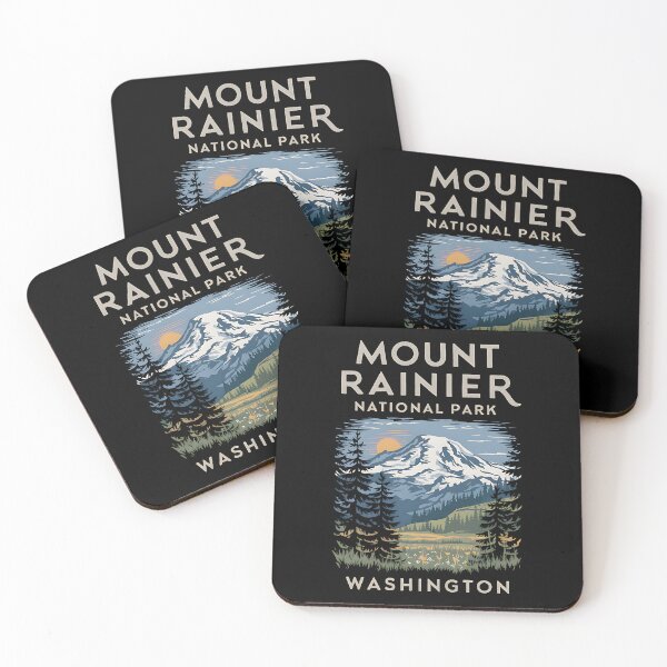 Item preview, Stunning Mount Rainier National Park Scenic designed and sold by Vlasdislaw.