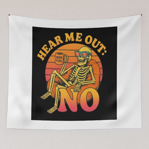 Item preview, Funny Sassy Skeleton Retro Beanbag Coffee Mug Sarcastic Quote Design designed and sold by Trendiihub.