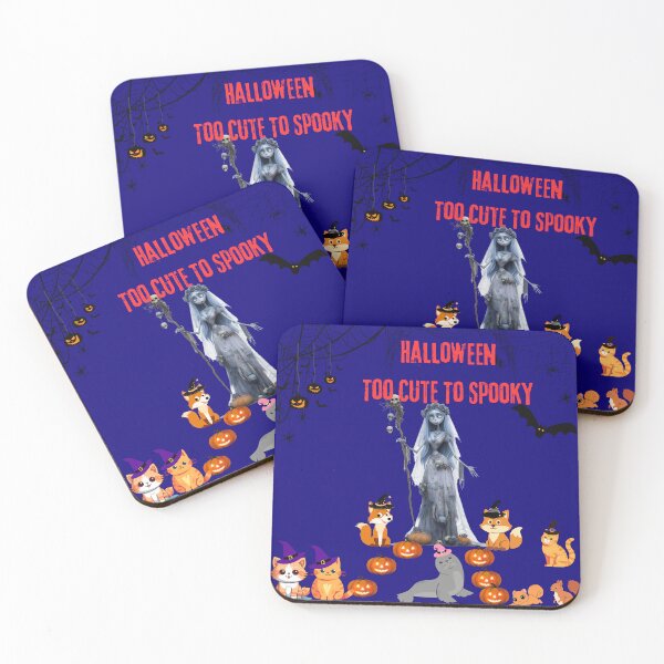Item preview, Halloween Too Cute To Spooky | Cute Cats, Foxes & Pumpkins Design designed and sold by Nickkhunsmile.