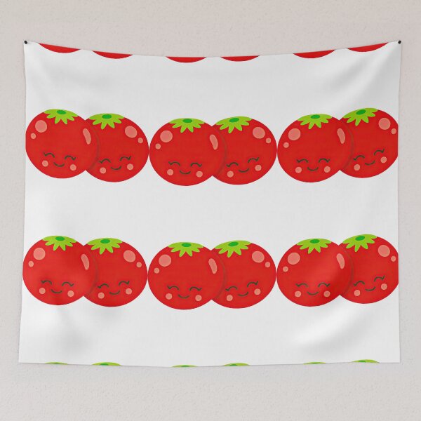 Item preview, Cute Kawaii Tomato Friends Illustration designed and sold by ArtfulWeave.