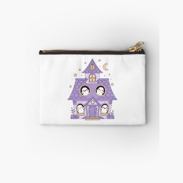 Item preview, Cute Kawaii Haunted House with Ghosts designed and sold by istoriadesign.