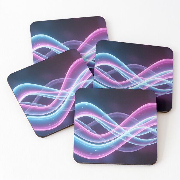 Item preview,  Neon Wave Synthwave Abstract designed and sold by Karina Creative Studio.