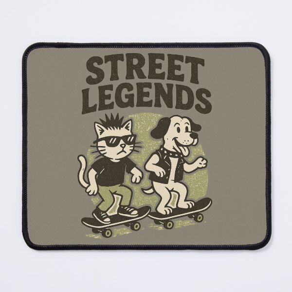 Artikelvorschau, Straßenlegenden – Retro Skate Cats entworfen und verkauft von The True American.