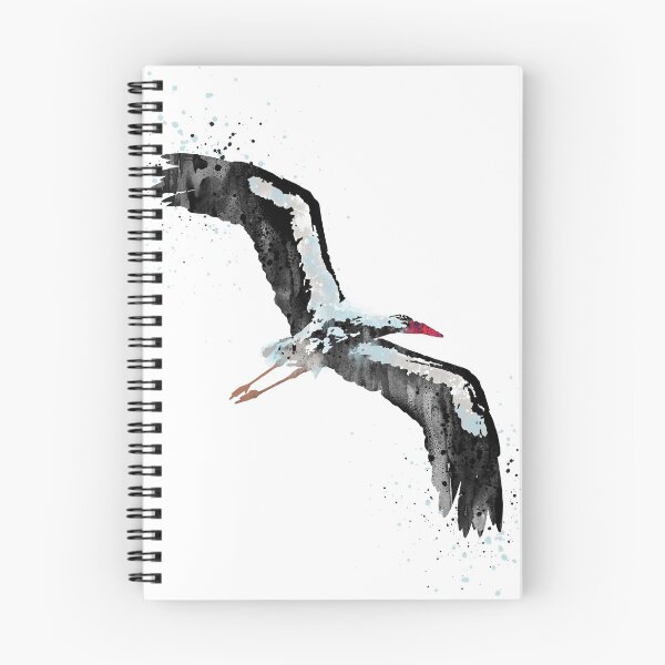 Item preview, Stork, watercolor Stork designed and sold by Rosaliartbook.