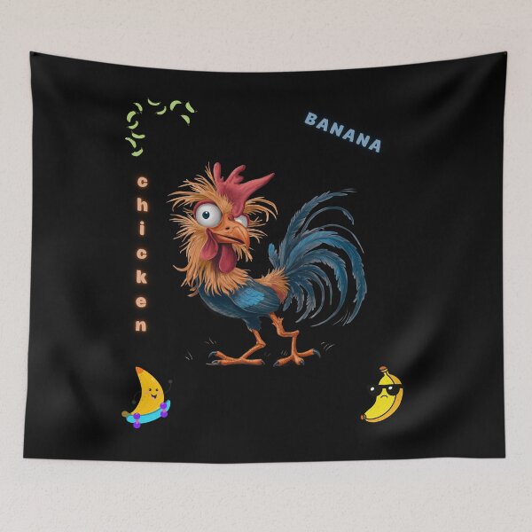 Item preview, Chicken Banana - Tropical Chicken Comedy designed and sold by WonderMix.