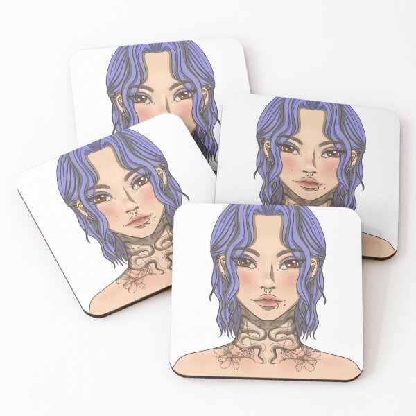 Item preview, Hot Tattoo Girl Grunge 90s Chick designed and sold by nemuisensei.