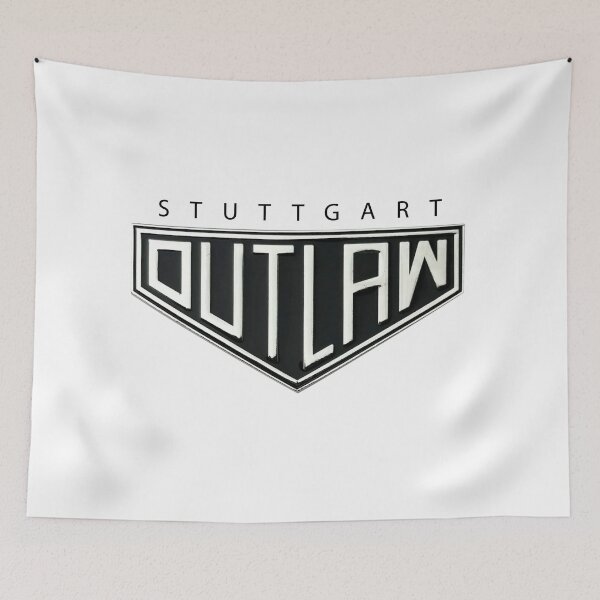 Item preview, Outlaw from Stuttgart logo,porsche designed and sold by Cary Brüecher.