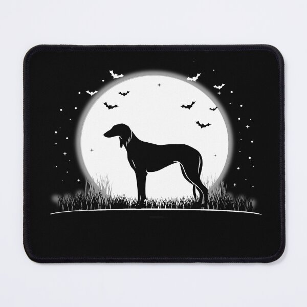 Item preview, Saluki Dog – Halloween Moon Silhouette designed and sold by The Real Life Symphony.