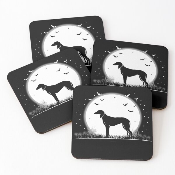 Item preview, Saluki Dog – Halloween Moon Silhouette designed and sold by The Real Life Symphony.