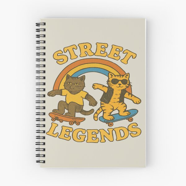 Item preview, Street Legends – Retro Skater Cats in 80s Style designed and sold by The True American.