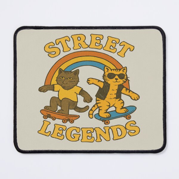 Item preview, Street Legends – Retro Skater Cats in 80s Style designed and sold by The True American.