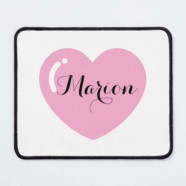 Item preview, Marion name with Pink Heart  designed and sold by Monika Howarth.