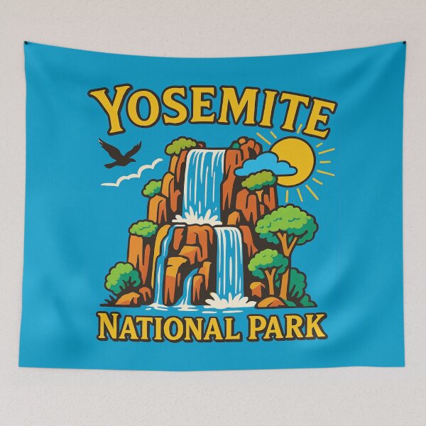 Item preview, Vintage Yosemite National Park   designed and sold by TeeARTHY.