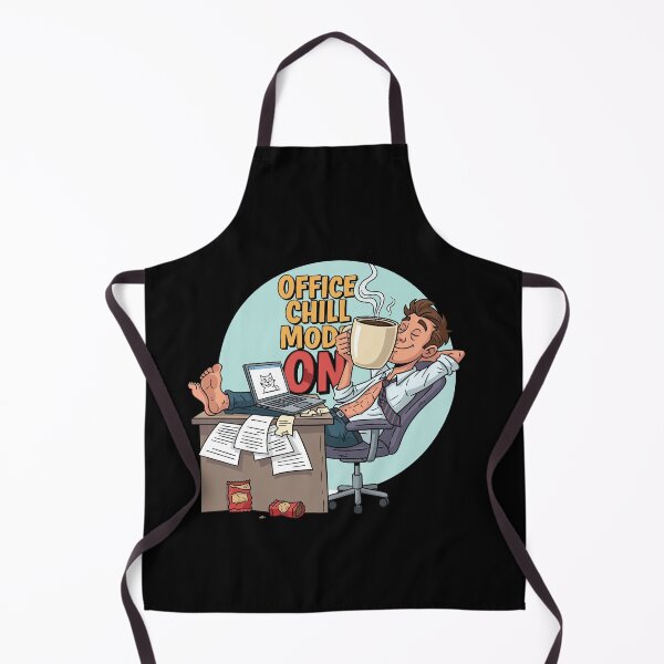 Item preview, Office Chill Mode ON – Funny Coffee Lover Work T-Shirt designed and sold by Changing Room.