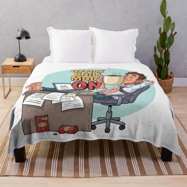 Item preview, Office Chill Mode ON – Funny Coffee Lover Work T-Shirt designed and sold by Changing Room.