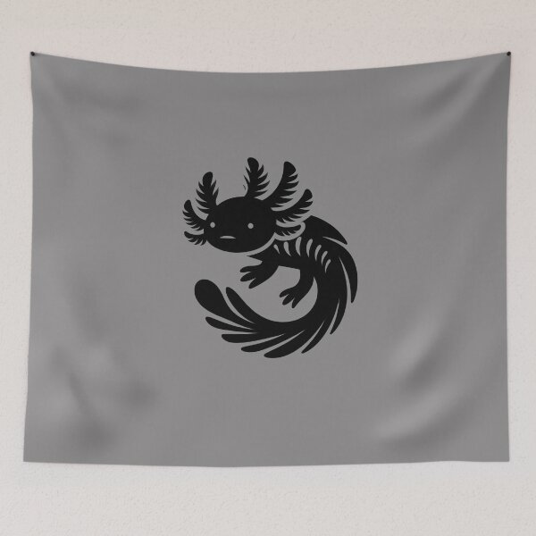 Item preview, Sleek Axolotl Silhouette designed and sold by ArtistEmbrace.
