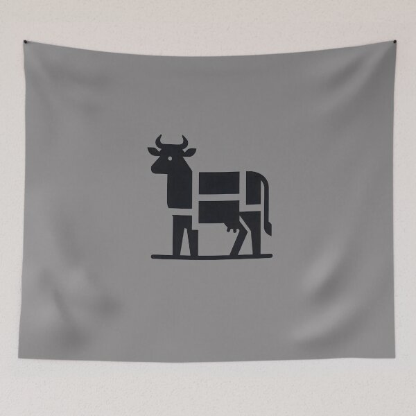 Item preview, Sleek Cow Silhouette designed and sold by ArtistEmbrace.