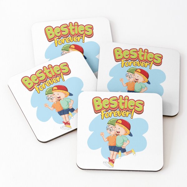 Artikelvorschau, Besties Forever-T-Shirts für Kinder entworfen und verkauft von mainurbd.