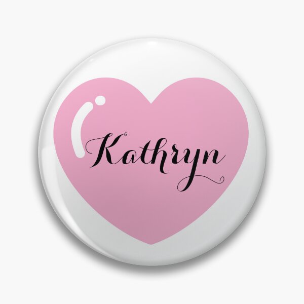 Item preview, Kathryn name with Pink Heart  designed and sold by Monika Howarth.