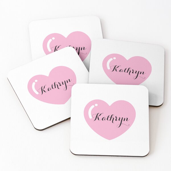 Item preview, Kathryn name with Pink Heart  designed and sold by Monika Howarth.