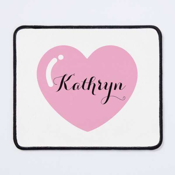 Item preview, Kathryn name with Pink Heart designed and sold by Monika Howarth.
