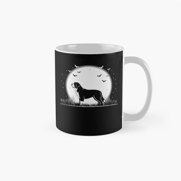 Item preview, Saint Bernard Dog – Halloween Moon Silhouette designed and sold by The Real Life Symphony.