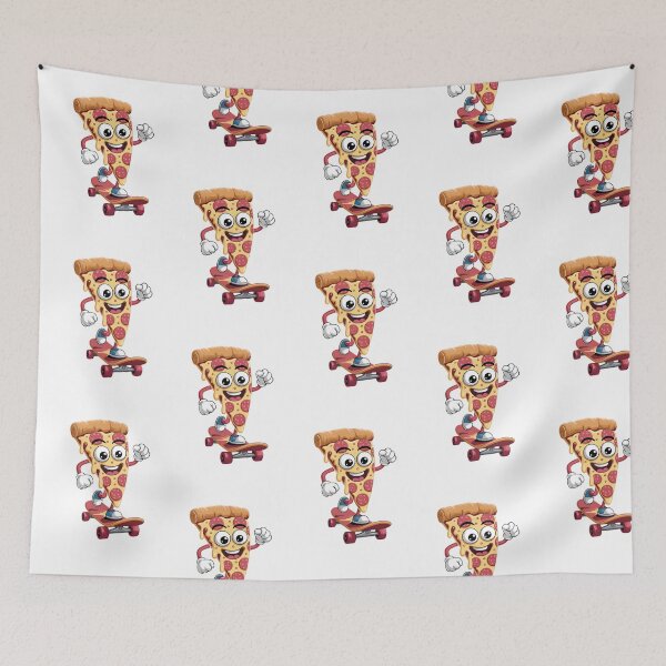 Item preview, Cool Skateboarding Pizza Slice -1 designed and sold by SamartkitDesign.