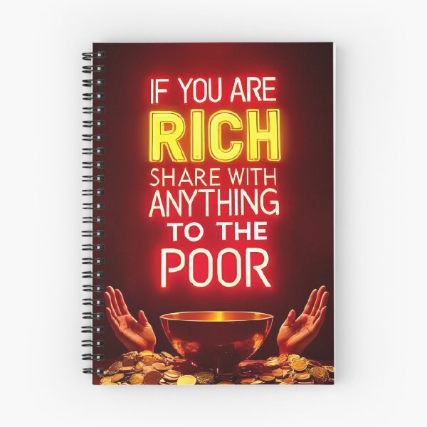Item preview, If You Are Rich – Share with the Poor | Inspirational Quote about Life and Death designed and sold by RAKO13.