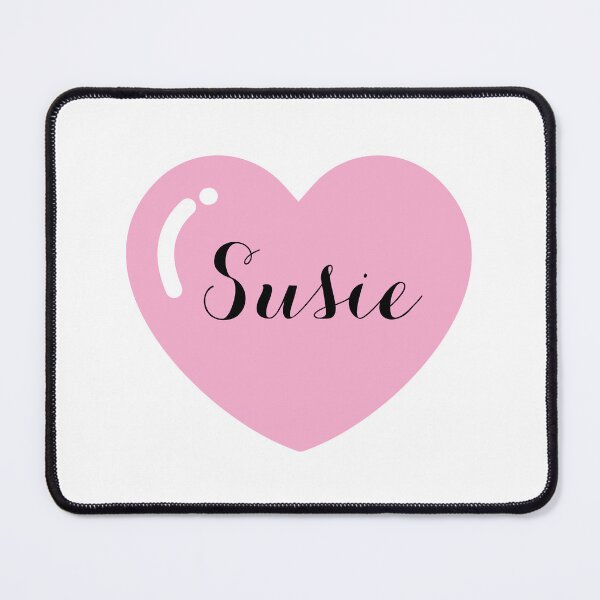 Item preview, Susie name with Pink Heart  designed and sold by Monika Howarth.