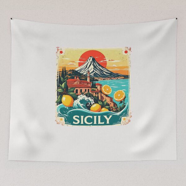 Item preview, sicily stamp designed and sold by creativechaster.