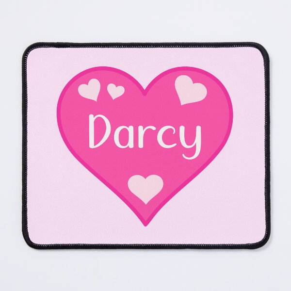 Item preview, Corazón rosa con el nombre de Darcy designed and sold by Jeallan Designs.