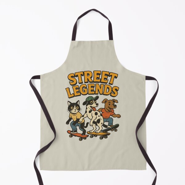 Item preview, Street Legends – Retro Skater Cats & Dogs Urban Style designed and sold by The True American.