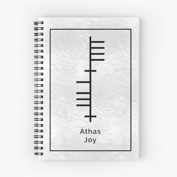 Item preview, Ogham Stone Inscription Áthas - Irish for Joy designed and sold by EvermoreOgham.