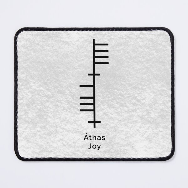 Item preview, Ogham Stone Inscription Áthas - Irish for Joy designed and sold by EvermoreOgham.
