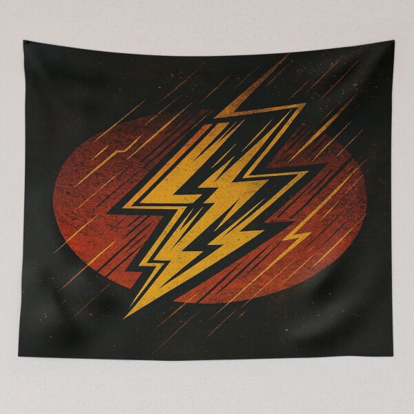 Item preview, Twin Lightning Strikes  Bold Energy Design designed and sold by VelureArt.