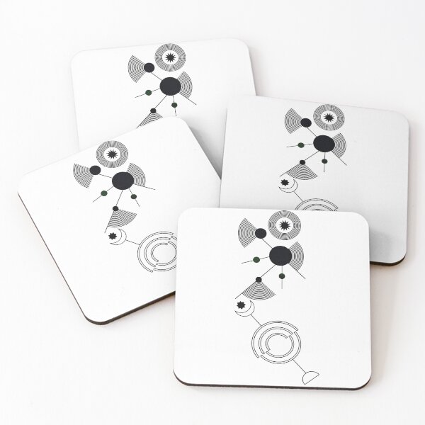 Item preview, Geometric Print with Circular Lines and Abstract Shapes designed and sold by NiceDigital.