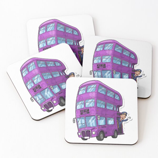 Item preview, Magical Triple-Decker Bus: Whimsical Purple Ride Sticker designed and sold by Nomuradi.