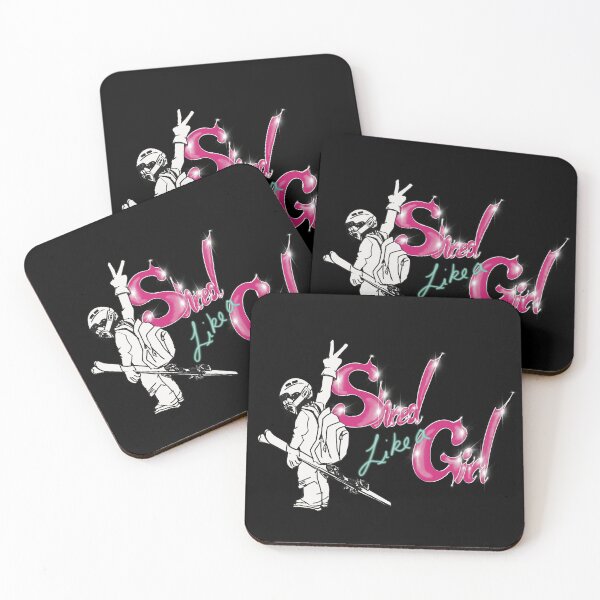 Item preview, Peace out skier Shred like a girl designed and sold by Retired Esquire .