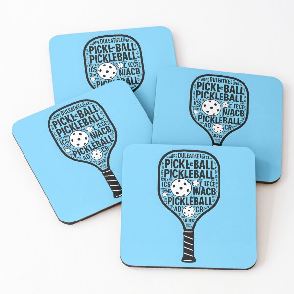 Item preview, typographical pickleball paddle abstract design designed and sold by SmashingDeals.