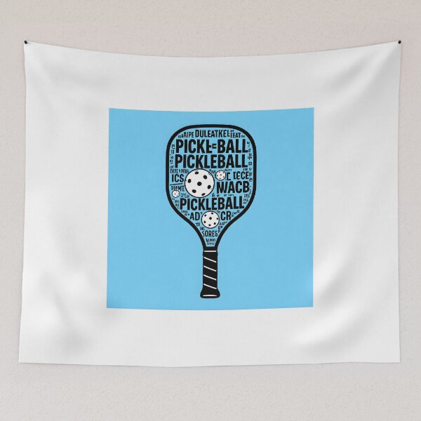 Artikelvorschau, typografisches Pickleball-Paddel-abstraktes Design entworfen und verkauft von SmashingDeals.