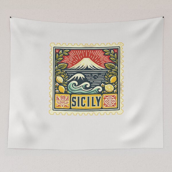 Item preview, sicily stamp designed and sold by creativechaster.