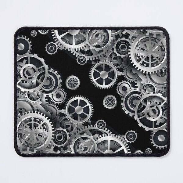 Item preview, Steampunk Silver Gears designed and sold by HavenDesign.
