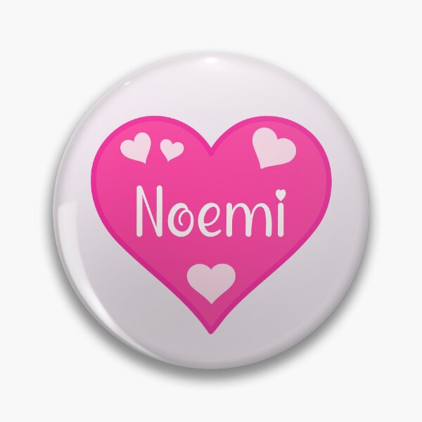 Item preview, Noemi Name Pink Heart  designed and sold by Jeallan Designs.