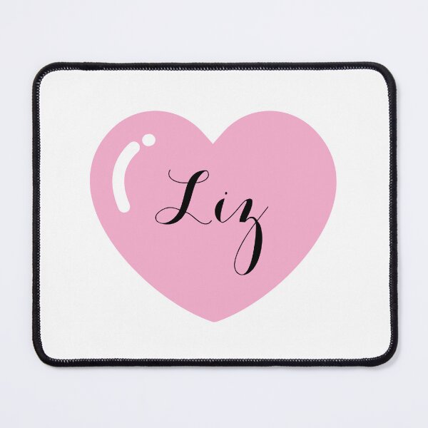 Item preview, Liz name with Pink Heart  designed and sold by Monika Howarth.