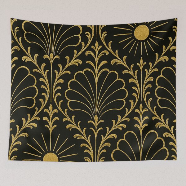 Item preview, gold and black ornate pattern designed and sold by Kristylynn757.