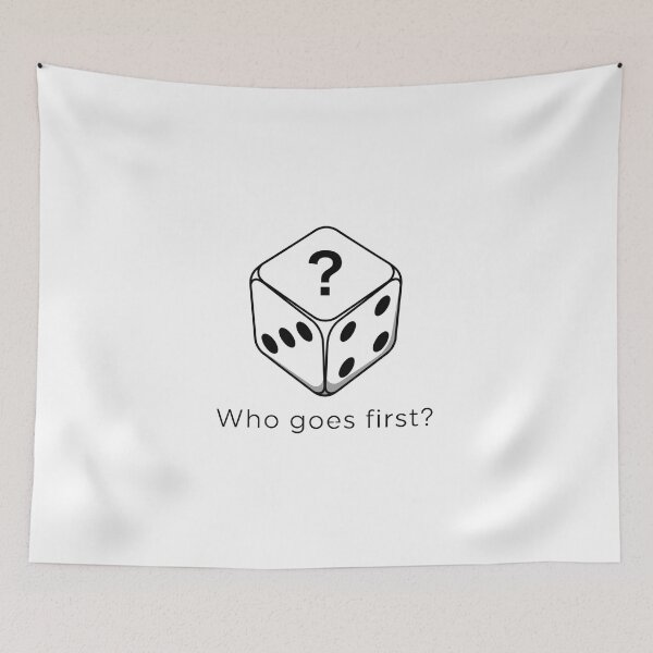 Item preview, Who Goes First? T-Shirt - Funny Board Game & Tabletop RPG Gift designed and sold by Pingi-shop.
